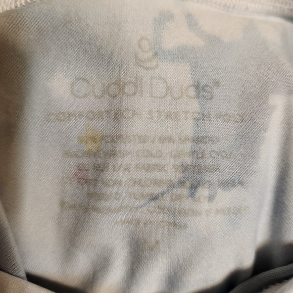 Cuddl Duds Girls Pajama Set Size M Blue Unicorn Long Sleeve & Pants - Picture 6 of 7